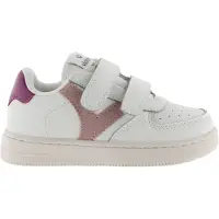 Victoria Kinder Sneaker Low-Top mit Klettverschluss in Weiß, Modell 1124104V