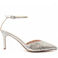 Montevita Absatzschuh Festshoe2 in Silber