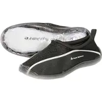 Aqua sphere Badeschuhe Junior Lisbona Schwarz Silber Kinder-Schuhgröße 33