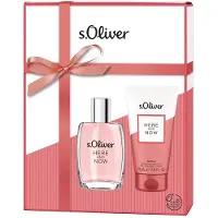 s.Oliver Here and Now for Women EdT 30 ml Set mit Duschgel
