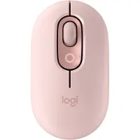 Logitech POP, Beidhändig, Optisch, Bluetooth, 4000 DPI, Pink