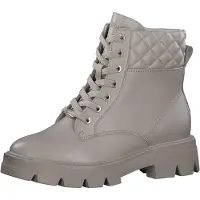s.Oliver Damen Stiefelette Steppmuster Plateau Profilsohle 5-25230-41, Größe:39 EU, Farbe:Braun