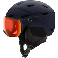 Smith Skihelm Survey EU Matt Unisex Midnight Navy / Chromapop Everyday Red Mirror-51 - 55 cm