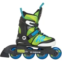 K2 Rollschuhe - Raider Beam - Grün/Schwarz - Inlineskates - - 35/40 - Rollschuhe