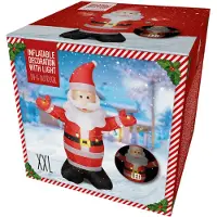 Ambiance Aufblasbarer Weihnachtsmann mit 1 LED