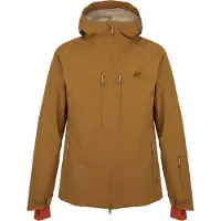 2117 of Sweden Nausta Herren Skijacke mit Kapuze braun XL