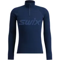 Swix RaceX Merino Half Zip/Pants Set, Herren, navy