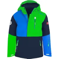 TROLLKIDS Kinder Hallingdal Wintersportjacke bright green/medium blue 152