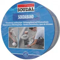 Soudal Dichtband Soudaband selbstklebend aluminium 15cm x 10m 101187