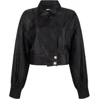 Aaiko Damen Jacken Vina Twill Shine Vis 545 - Zwart - Größe XL