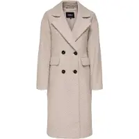 ONLYU ONLY Damen ONLVALERIA PIPER COAT CC OTW Mantel 15293695,Pumice Stone,S