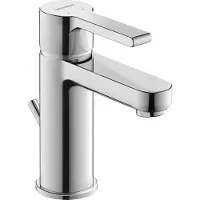 Duravit Einhebel-Waschtischmischer S B.2 mit Zugstangen-Ablaufgarnitur chrom chrom