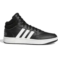 Adidas Hoops 3.0 Mid Classic Vintage Core Black Cloud White Grey Six - EU 38 2/3