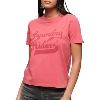 Superdry Archive Kiss Print Relaxed Kurzarm-t-shirt