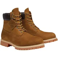 Timberland Stiefeletten Premium 6 Inch Lace WP Herren Dark Wheat Nubuk-Schuhgröße 42