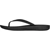 FitFlop Zehentrenner IQushion Ergonomic Flipflop All Black-Schuhgröße 39