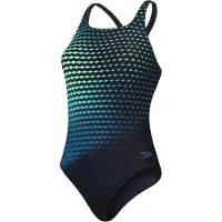 Speedo Eco+ Medalist Dig Print 7545 Damen