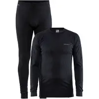 Craft Baselayer-Set Core Dry Black Herren-XS