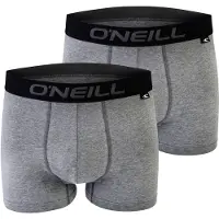 O'Neill Herren Boxershort Plain 2er Pack - Antracite (6868P) - S
