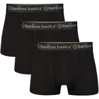 Bamboo Basics Boxershort Liam Black Army Grey (3er Set) Herren-M