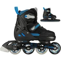 Nijdam Speed Combi Ice Skates Kinder (verstellbar) 33-36
