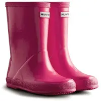 Hunter Regenstiefel Unisex Rosa Gummi