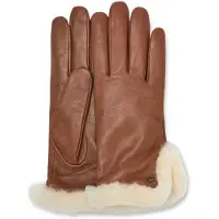 Ugg Damen Handschuhe Leather Sheepskin Vent Glove - Cognac - Größe M