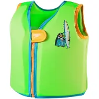 Speedo Schwimmweste LTS Character PR Float Vest Green / Blue / Yellow 1-2 Jahre