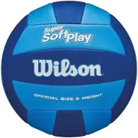 Wilson Volleyball Soft Play blau - offizielle Größe - Beach Sportball