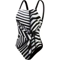 Speedo Damen Schwimmanzug SPDSCU AMRGLW PT 1PC AF BLACK/WHITE