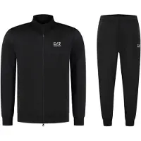 EA7 für Herren. 8NPV65_PJHCZ Trainingsanzug Core Identity schwarz (XL), Lässig, Sportlich, Multisport, Polyester