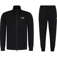 EA7 Train Core ID M T-suit T-top Full Zip CH Coft CC - Train Core ID M T-suit T-top Full Zip CH Coft CC black (0208) XL