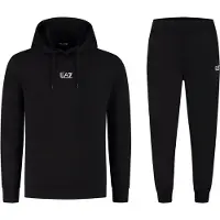 Emporio Armani Jogginganzug 8NPV64 PJVRZ 1200 Schwarz Regular Fit