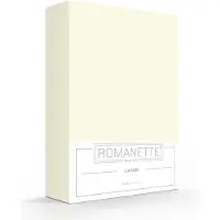 Romanette Bettlaken Elfenbein (Baumwolle)-150 x 250 cm (1-person)