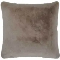 Essenza Furry Taupe Dekokissen 50 x 50 cm