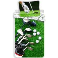 Sweet Home Golf Bettwäsche Golfspiel 140 x 200 cm