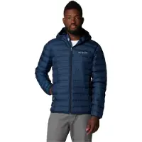 Columbia - Daunenjacke mit wasserabweisender Beschichtung aus natürlicher Daune - Lake 22 II Down Hooded Jacket Collegiate Navy für Herren - Größe XXL