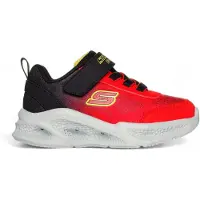SKECHERS Meteor-Lights - Krendox 401495N-RDBK, Sneaker, für Jungen, Rot, Größe: 24