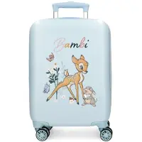 Disney Unisex für Kinder. 4461324 Kabinengröße Koffer Bambi vor der Blüte starr 50 cm blau (OSFA), Lässig, ABS/Polykarbonat, Kinderbekleidun