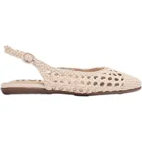 Wonders für Damen. CH-1002_4231_5645 Wob Ballerinas beige (36), Stoff, Wohnung, 1 bis 3 cm, Keine, Lässig