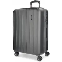 Joumma Bags MOVOM Wood Antracite, Shell Reisekoffer, 65x45x28cm, 68L, 5319262 (mittelgroß)