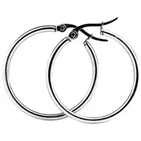 Everneed Mille - Silber Creolen - Medium