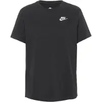 Nike W NSW CLUB SS TEE BLACK/WHITE