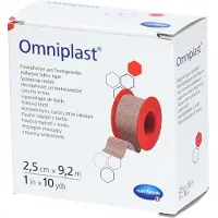 Hartmann Omniplast Fixierpflaster Textilgew.2,5 cmx9,2 m 1 St Pflaster