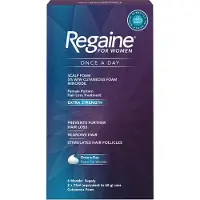 Regaine Women's Once A Day Hair Loss and Regrowth Scalp Foam Treatment with Minoxidil 2 x 73ml