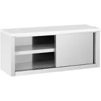 Expondo Royal Catering Edelstahl Hängeschrank - 1200 x 400 x 500 mm - 65 kg Tragkraft pro Fach -