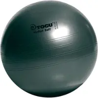 Togu Gymnastikball MyBall Soft, Ø 65 cm, anthrazit, belastbar bis 500 kg
