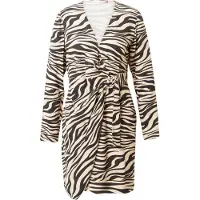 Scotch & Soda Damen Kleider Mini Dress With Drape Detail - Beige - Größe 36