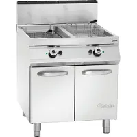 Bartscher Gas-Standfritteuse, 2 Becken