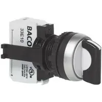 Baco Drehschalter 600 V 10 A mit 1fach-Adapter